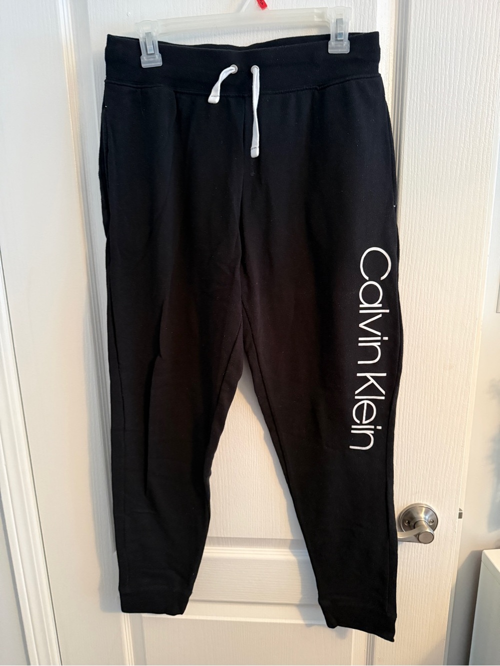 Calvin Klein Black Women's Logo Jogger Pants